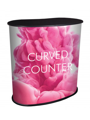 Curved Promotional Counter Display