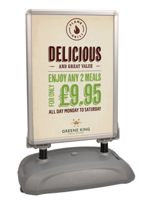 Forecourt Snap Poster Frame Displays - Multiple Sizes