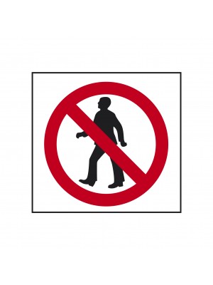 No Entry Symbol Sign