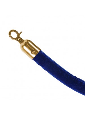 Blue 1.5 metre Velvet Rope - RBS007 BLUE