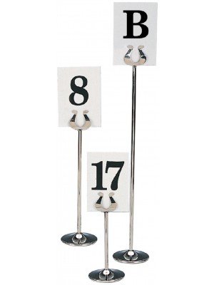 Stainless Steel Banquet Table Number Stands