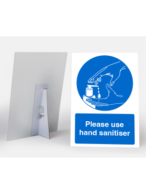 Please Use Hand Sanitiser - Countertop Notice