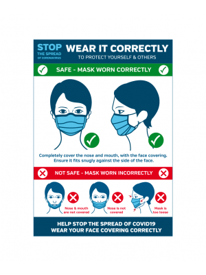 How to wear a face covering correctly to protect yourself and others notice