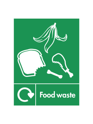 Food Waste Recycling Bin Sticker - SE008