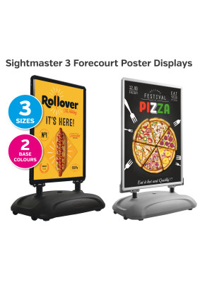 Sightmaster Forecourt Poster Displays - Multiple Sizes