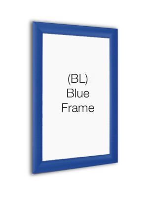 BLUE 25mm Profile Snap Poster Frames