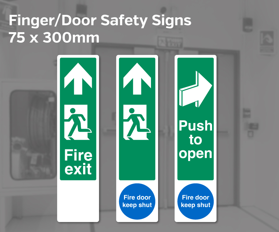 Finger/Door Safety Signs
