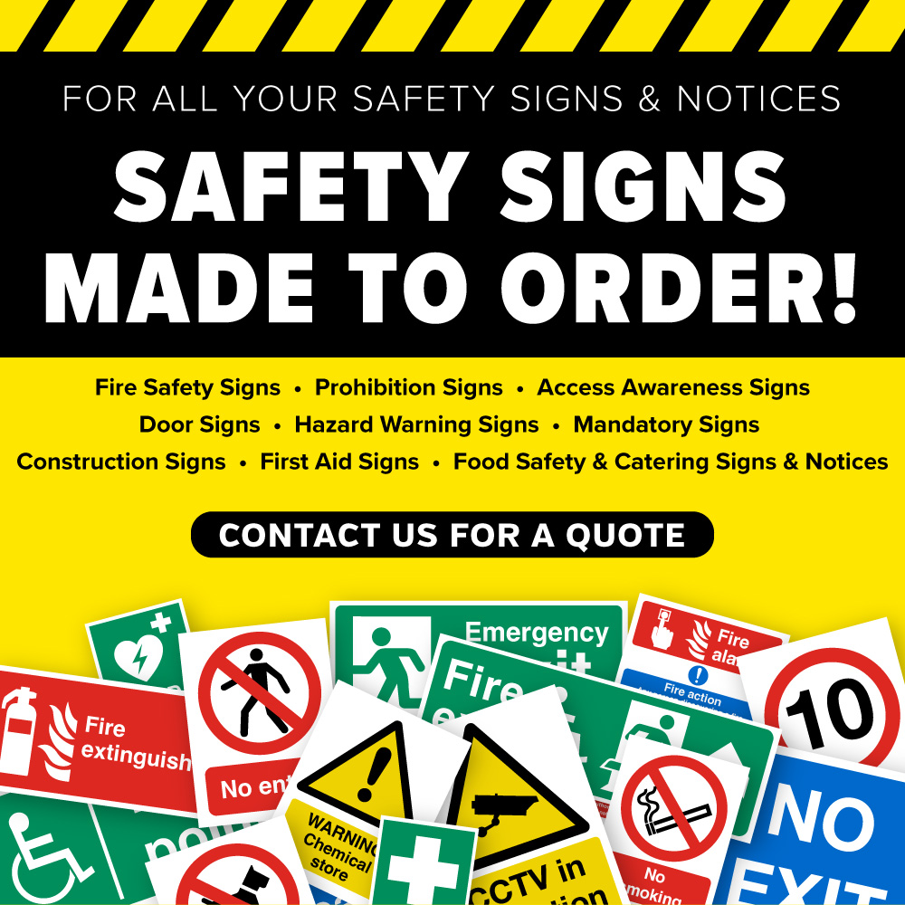 Bespoke Safety Signs Made To Order