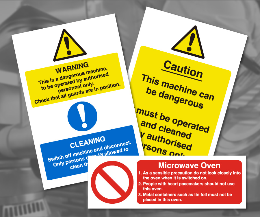 Catering Equipment Safety Notices