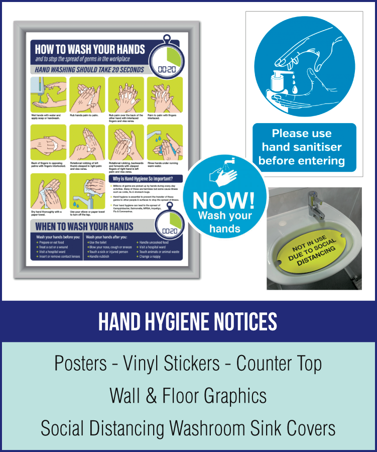 Wash Hands Signs & Posters 