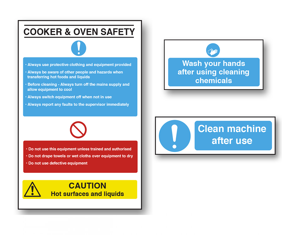 Equipment Safety & Cleaning Notices