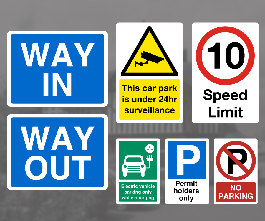 Car Park & Traffic Management Signs