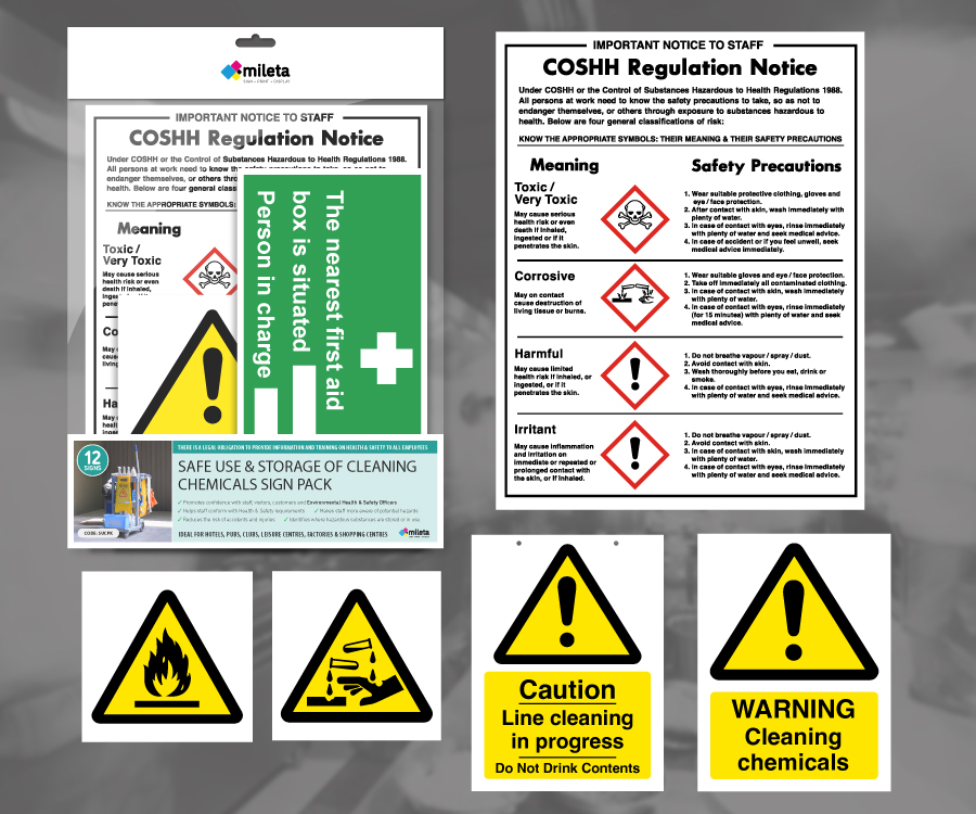 Chemical & COSHH Signs