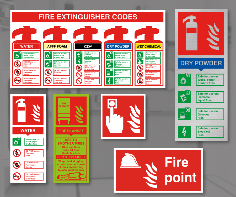 Fire Extinguisher & Equipment Signs