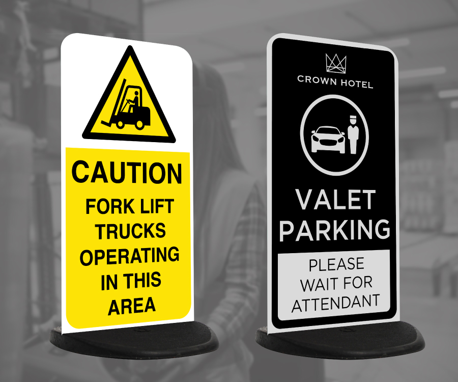 Free Standing Safety Signs