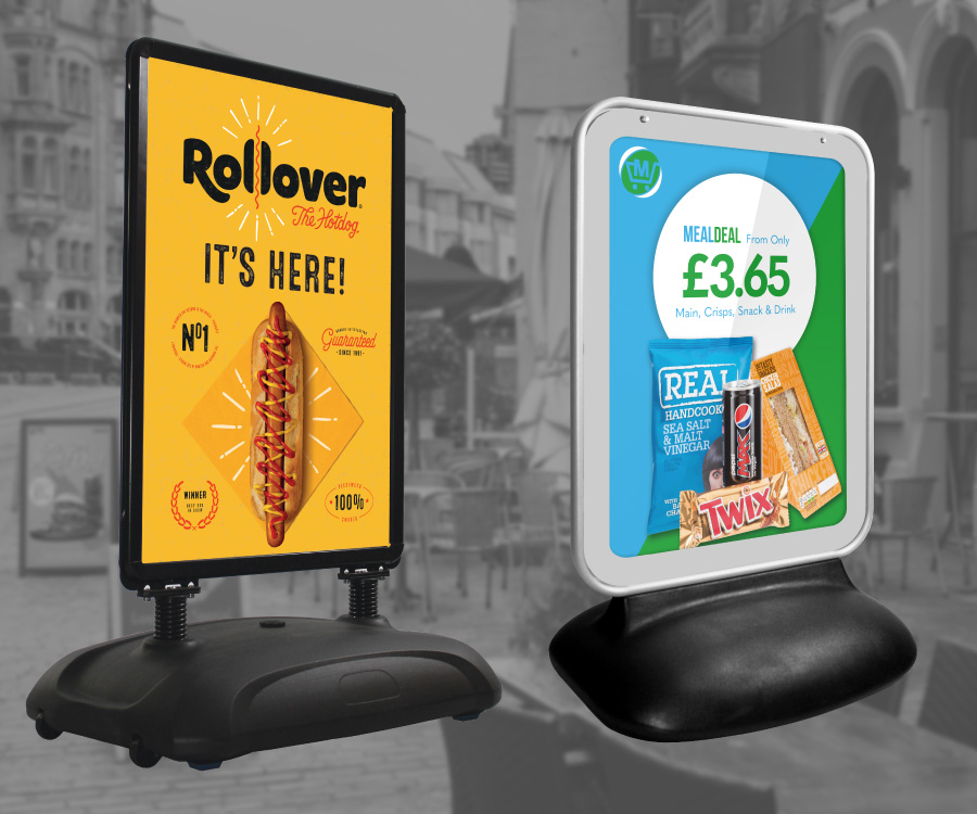 Large Forecourt Poster Displays