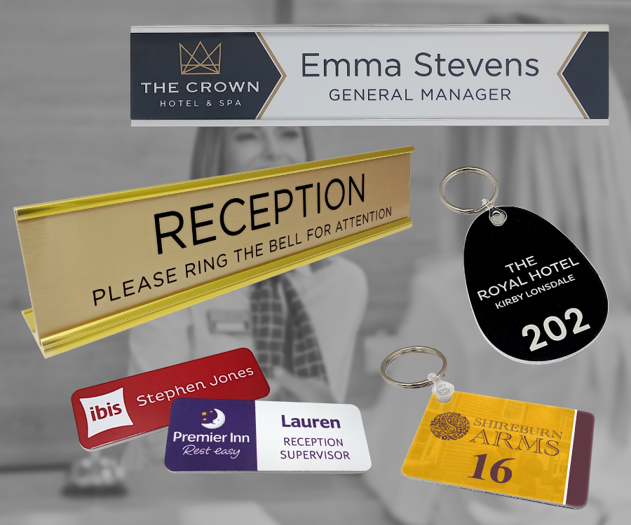 Name Badges, Name Plates & Key Fobs