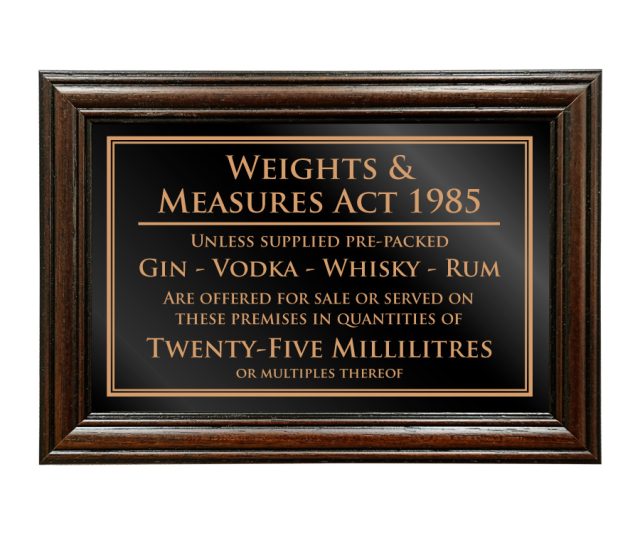 25ml Spirit Measures Notice - Image 2