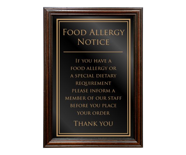 Food Allergy Inform Staff Member Notice - Image 2