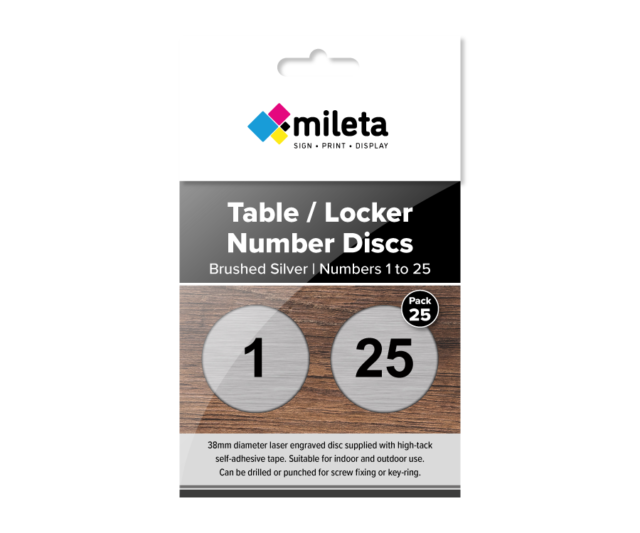 RS246 38mm Silver 1-25 Pack