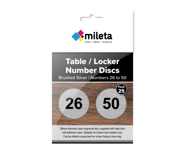 RS247 38mm Silver 26-50 Pack