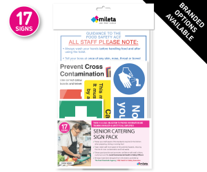 Senior Catering Sign Pack