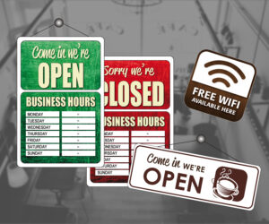 Café & Take Away Signage