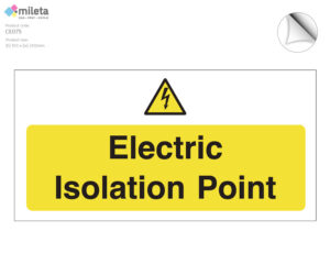 ce075 electric isolation point