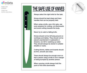 cs003 safe use of knives
