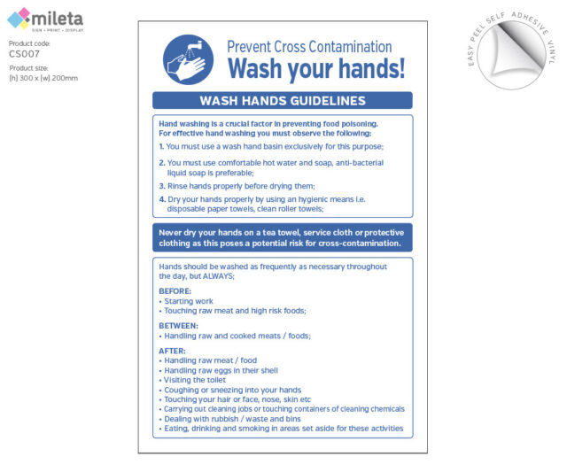 cs007 wash hands guidelines