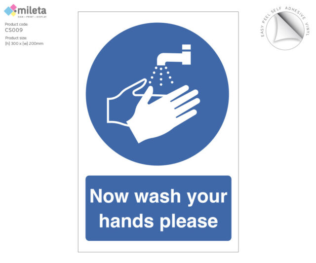 cs009 now wash your hands