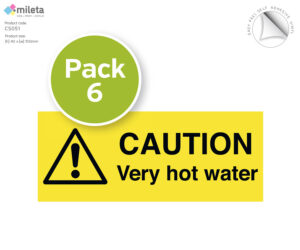 cs051 pkt6 caution very hot water