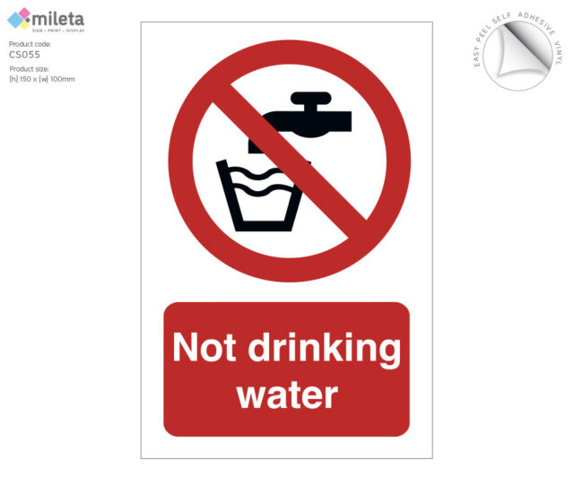 cs055 not drinking water