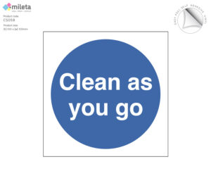 cs058 clean as you go