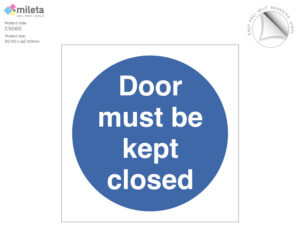 cs060 door must be kept closed