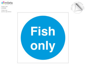 cs066 fish only storage label