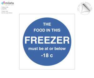cs075 food in this freezer temp