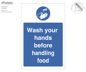 cs088 wash your hands before handling food