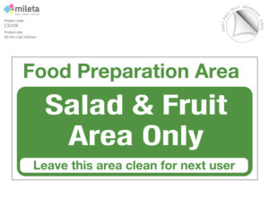 cs109 prep area salad fruit