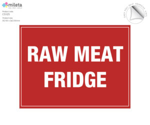 cs125 raw meat fridge