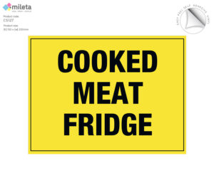 cs127 cooked meat fridge