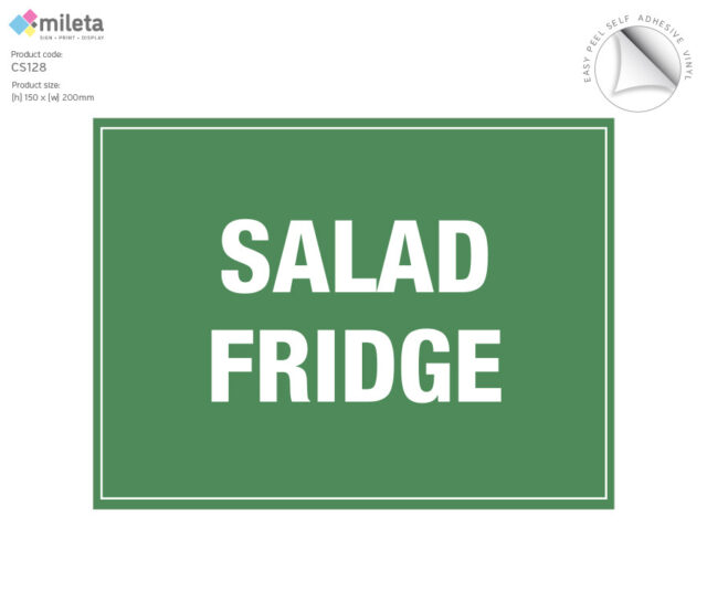 cs128 salad fridge