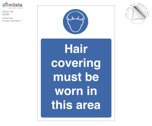 cs151 hair covering must be worn