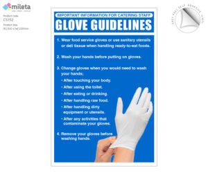 cs152 catering glove guidelines