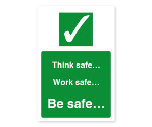 cs211 212 think safe work safe be safe notice