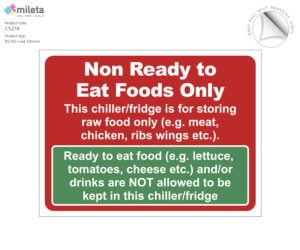 cs219 non ready to eat foods only