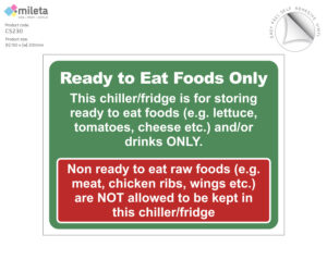 cs230 ready to eat foods only