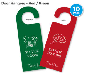 dh012 red green door hangers