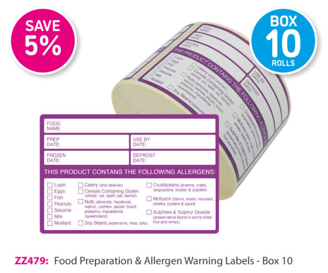 dy075 allergen labels