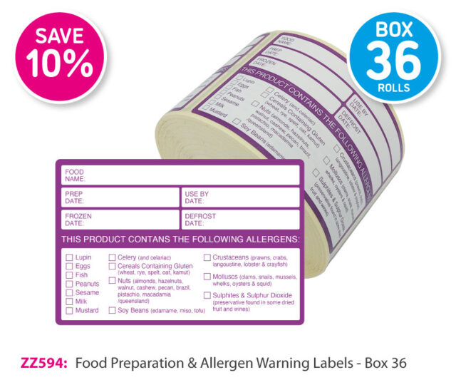dy075 allergen labels